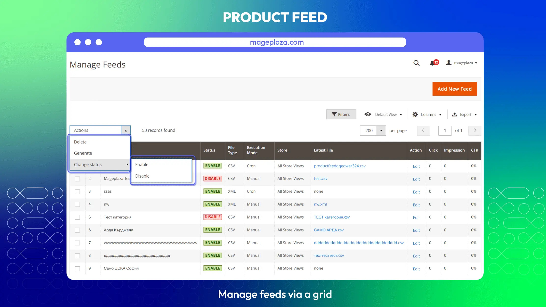 Product Feed for Magento 2 by Mageplaza